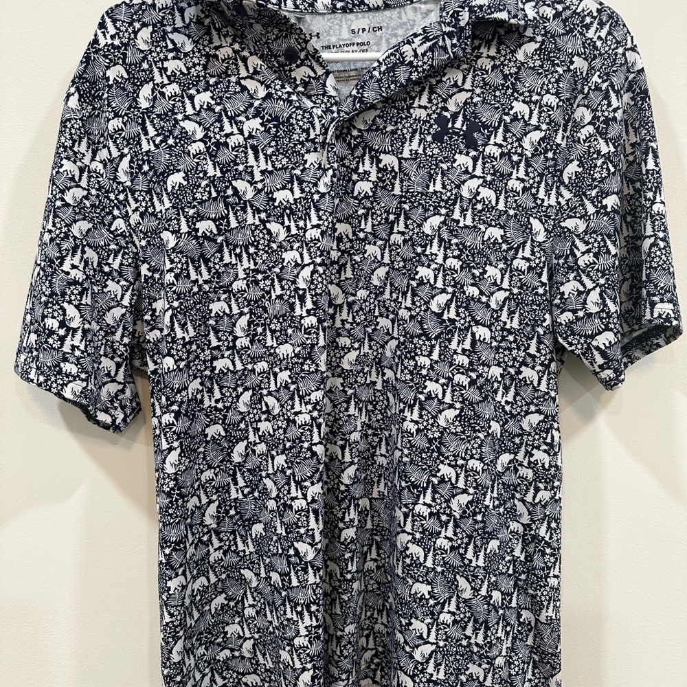 Under Armour Monochrome Graphic Golf Shirt